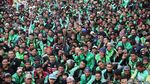 Foto: Ojol Hijaukan Gedung DPR