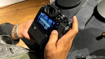 Selain rekam 4K 60 fps, X-T4 diberikan merekam video kecepatan tinggi Full HD pada 240P Sehingga menghadirkan 10x efek slow motion Foto: Adi Fida Rahman/detikINET