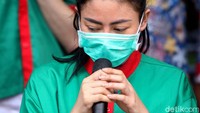 Vitalia diberikan kesempatan untuk berbicara dalam rilis tersebut. Ia pun meminta maaf karena mengonsumsi narkoba. Usai meminta maaf ia berjanji tak akan lagi mengonsumsi narkoba. Vitalia juga mengimbau masyarakat menjauhi narkoba.