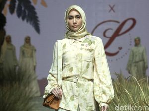 Foto: 12 Koleksi Hijab Ecofriendly Karya Laudya Cynthia Bella