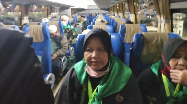 Jemaah umroh asal Palembang