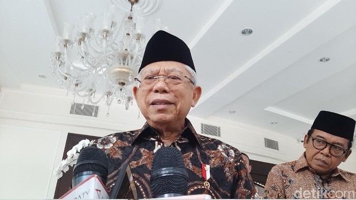 Wapres Maruf Amin (Lisye Sri Rahayu/detikcom)