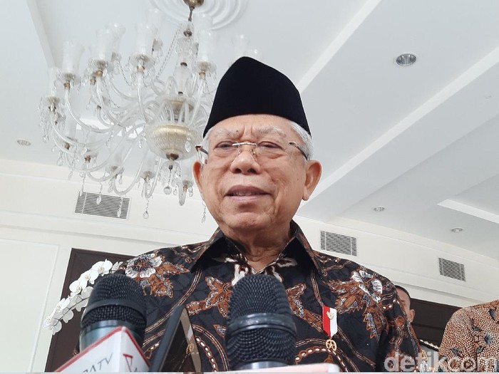 Wapres Maruf Amin (Lisye Sri Rahayu/detikcom)