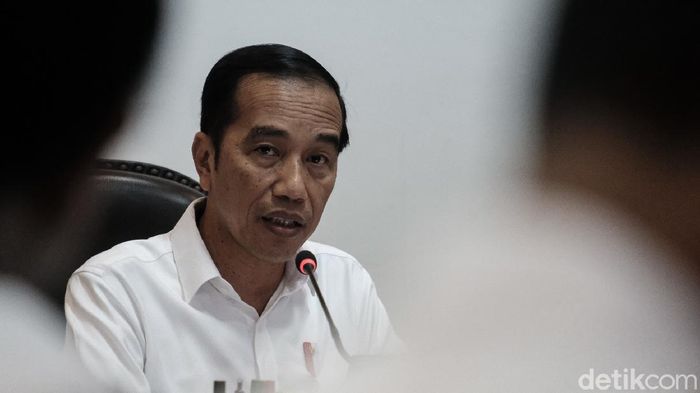 Presiden Joko Widodo (Jokowi) saat memimpin rapat soal pusat data nasional Presiden Joko Widodo (Jokowi) saat memimpin rapat soal pusat data nasional