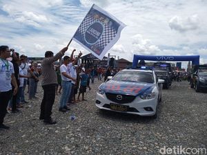 Duo Serigala Digandeng Polisi untuk Kampanye Tertib Lalu Lintas di Mimika