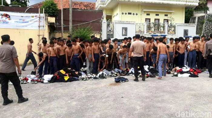Ratusan pelajar di Sukabumi diamankan polisi