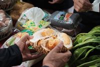 Mantul! Warga Lumajang Serbu 1.000 Durian Gratis