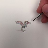 ilustrasi mini seukuran ujung jari