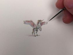 Keren! Ilustrasi Mini Ini Hanya Sebesar Ujung Jari