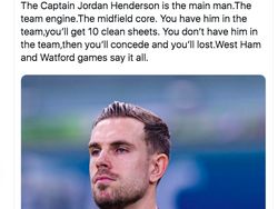 Jangan Remehkan Jordan Henderson Ramai di Linimasa