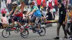 Asyiknya Wara-wiri Gowes Sepeda Lipat di Ibu Kota