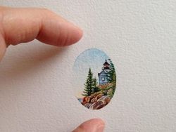 Keren! Ilustrasi Mini Ini Hanya Sebesar Ujung Jari