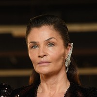 Gaya Helen Christensen kian sempurna dengan cuff-earning berbentuk kalajengking yang bertaburan berlian. Adapun wajahnya hadir dengan pulasan makeup yang minimalis sehingga mempertegas kecantikan alami mantan model Victorias Secret itu.  Foto: Getty Images/Pascal Le Segretain