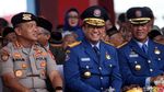 Aksi Robot Damkar yang Siap Padamkan Api di DKI
