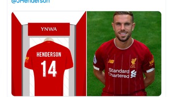 Jangan pernah lagi mengkritik apa yang diberikan Jordan Henderson bagi tim ini, tulis netizen ini. Foto: istimewa