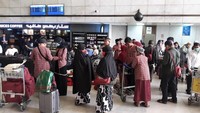 Para jemaah ini telah melaksanakan ibadah umrah dengan lancar dan melakukan proses kepulangan tanpa adanya kendala. Istimewa/KJRI Jeddah.