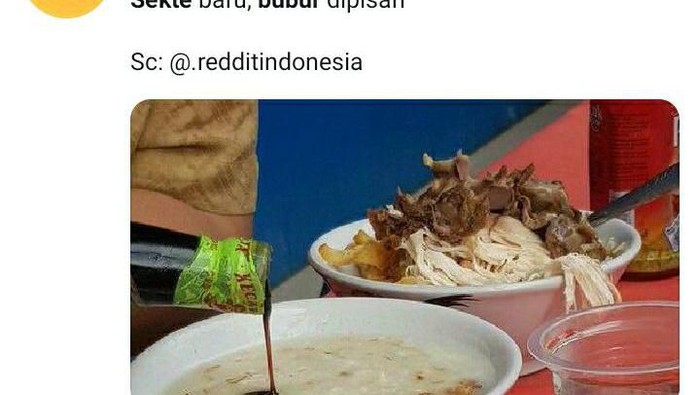 sekte bubur sekte bubur dipisah