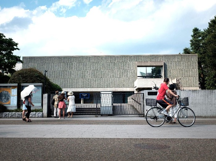 Mandatory Credit: Photo by Nicolas Datiche/Sipa/Shutterstock (5775621a)
The National Museum of Western Art at Ueno Park
National Museum of Western Art, Tokyo, Japan - 19 Jul 2016
The National Museum of Western Art at Ueno Park in designed by Le Corbusier. The UNESCO World Heritage Committee decided on 17 July to add the museum in Tokyo to the World Heritage list. The committee added the museum and 16 other buildings, designed by Swiss-French architect Le Corbusier, in seven countries.