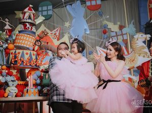 Pesta Ulang Tahun ke-1 Anak Momo Bak Negeri Dongeng nan Mewah
