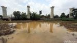 Penampakan Permukiman Cipinang Melayu yang Masih Tergenang Banjir