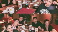 Jennifer Jill dan Ajun Perwira tidak hanya sering makan berduaan saja, tetapi juga sering mengajak teman-temannya untuk gabung bersama kala makan-makan di restoran. Foto: Instagram @jennifer_ipel