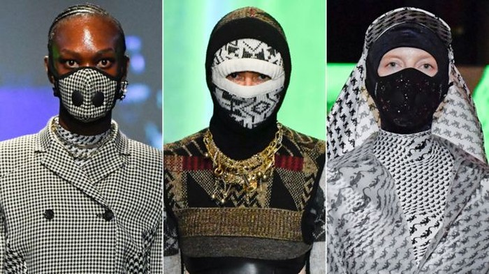masker di Paris Fashion Week masker di Paris Fashion Week