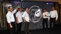Perusahaan penjaminan plat merah itu memperkenalkan logo HUT ke-50 dengan mengambil tema Terus Berkontribusi Bagi Negeri. Foto: dok. Jamkrindo