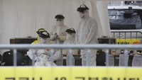 Seperti diketahui, Korea Selatan merupakan salah satu negara yang terdampak cukup besar virus corona. Diketahui hingga 1 Maret 2020 lebih dari 3.500 orang di Negeri Ginseng terinfeksi virus tersebut dan 17 orang diantaranya tewas akibat COVID-19. AP Photo/Ahn Young-joon.