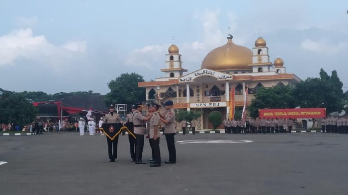 Kapolda Metro Jaya lantik 259 Bintara Polri. (Foto: Wilda Hidayatun Nufus/detikcom)