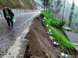 5 Titik di Lereng Bromo Longsor, Warga dan Wisatawan Diimbau Waspada