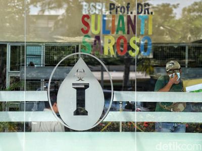 Suasana RSPI yang Jadi Lokasi Perawatan Pasien Corona