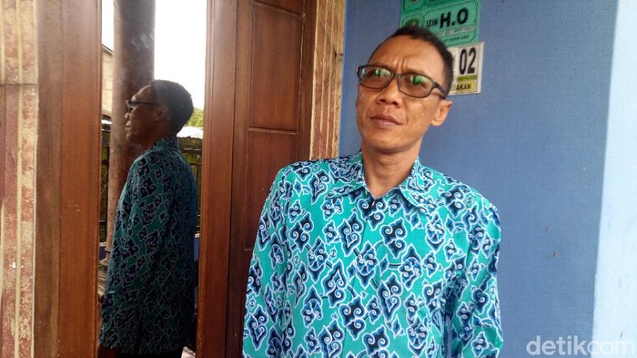 Mugio (40), calon jemaah asal Banjarnegara, Jawa Tengah, Senin (2/3/2020).