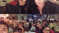 Begitu pula pada foto ini, Jennifer Jill selalu mengkolase beberapa momen makan bersamanya dalam satu foto. Tak lupa, ia foto bersama dengan suami tercinta juga terpampang di sana. Foto: Instagram @jennifer_ipel