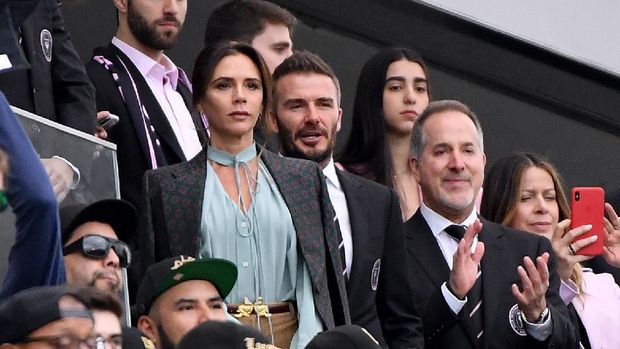 David Beckham menyaksikan laga perdana Inter Miami di MLS.