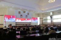 Komisi II DPR bertemu Pemprov Sulsel.