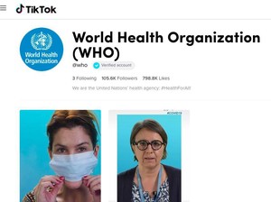 WHO Pakai TikTok Untuk Perangi Hoax Virus Corona COVID-19
