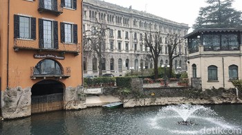 Suasana musim dingin di Kota Como, Italia dijepret dengan 48MP main camera yang dilengkapi sensor Sony IMX586 (Fitraya Ramadhanny/detikcom)