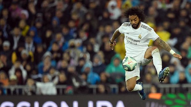 Marcelo berhasil mematikan Lionel Messi.