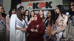 Momen Finalis Puteri Indonesia Belajar Bahaya Korupsi