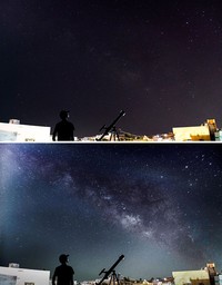 Foto perbandingan