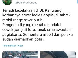 Viral di Sleman, Mobil vs Driver Ojol Perempuan