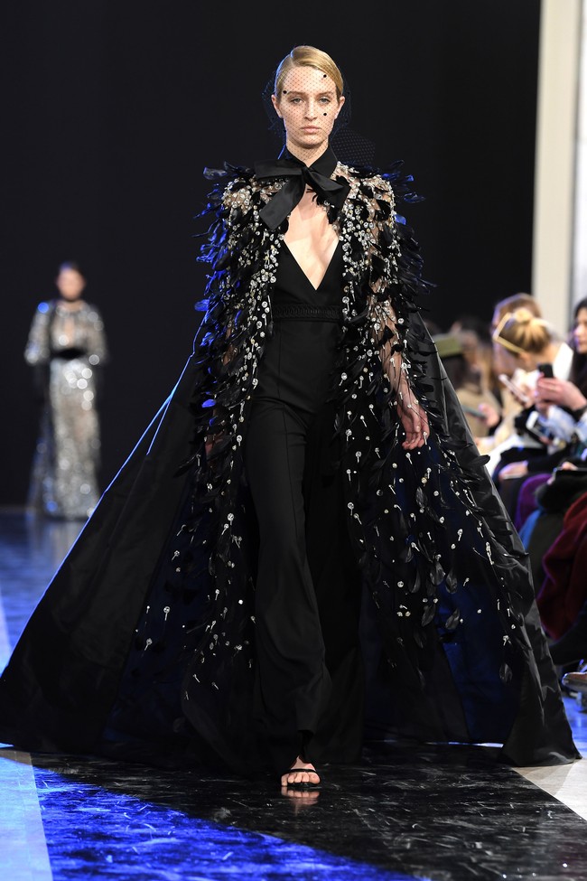 Elie Saab menampilkan koleksi busana musim gugur di Paris Fashion Week 2020, Paris, Prancis, Sabtu [29/2/2020]. Photo by Pascal Le Segretain/Getty Images.