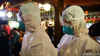 Restoran yang disterilisasi ini diduga pernah didatangi WN Jepang yang dinyatakan positif virus Corona.