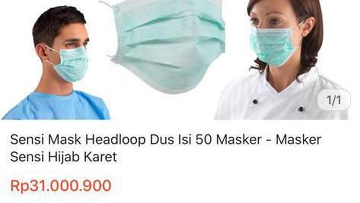 Harga masker