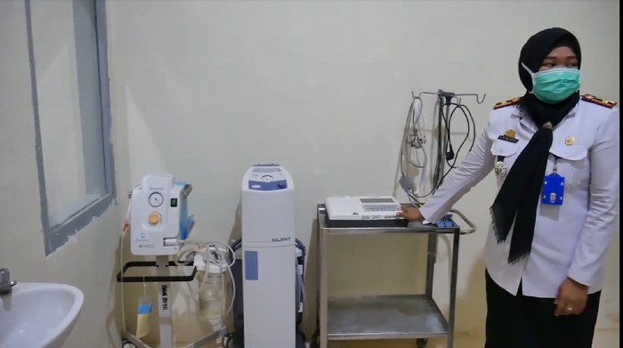 Ruang isolasi RSUD Andi Makkasau