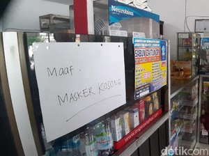 Permintaan Melonjak Gegara Corona, Masker di Sragen Langka