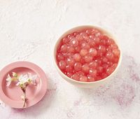 Cantik! Ini Boba Pink dari Bunga Sakura yang Manis Kenyal