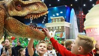 Menurut situs resminya, nantinya taman rekreasi itu akan dibagi ke sembilan tema berbeda. Kalau yang ini ada di zona dinosaurus. (dream_island_park/Instagram)