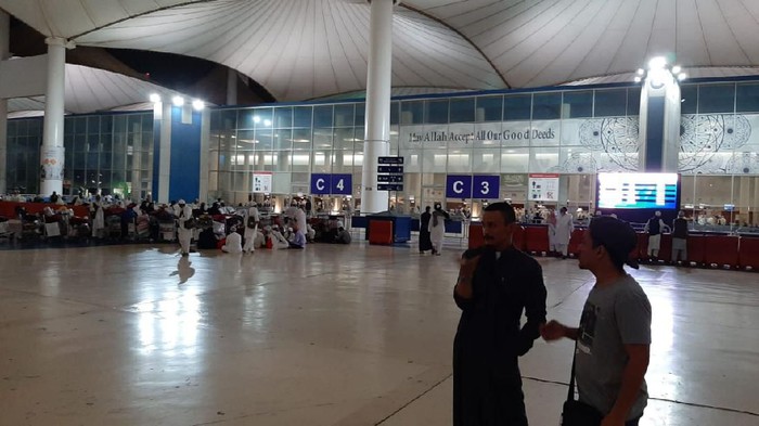 Situasi di Bandara Arab Saudi, Senin (2/3/2020).