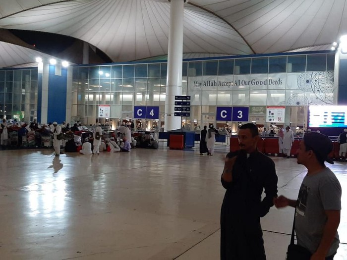 Situasi di Bandara Arab Saudi, Senin (2/3/2020).